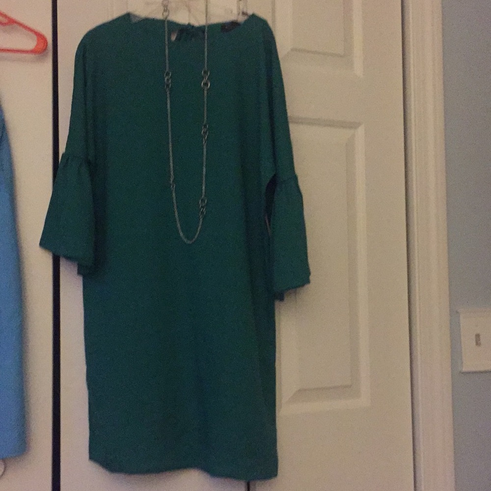 Stunning green work dress